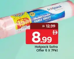 Mark & Save HOTPACK Table Sheet offer