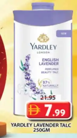 Grand Hyper Market YARDLEY Talcum Powder offer
