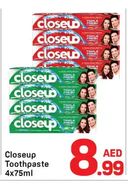 Day To Day CLOSE UP Toothpaste offer