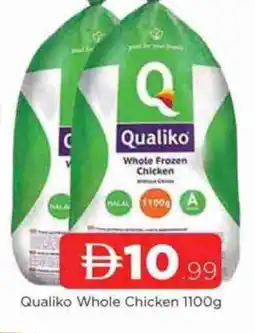 Al Madina QUALIKO Frozen Whole Chicken offer