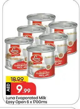 Mark & Save LUNA Evaporated Milk offer