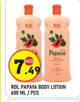 Baniyas Spike Hypermarket RDL Body Lotion & Cream offer