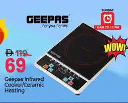 Mark & Save GEEPAS Infrared Cooker offer