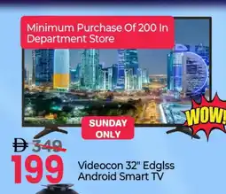 Mark & Save VIDEOCON Smart TV offer