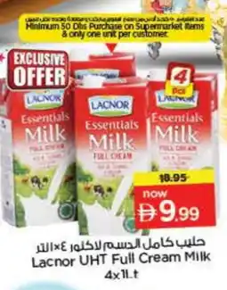 Last Chance LACNOR Long Life / UHT Milk offer