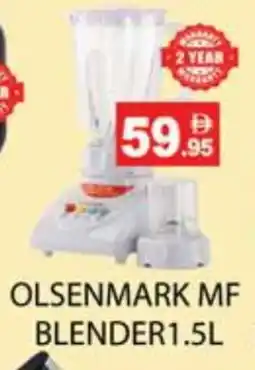 Zain Hypermarket OLSENMARK Mixer / Grinder offer