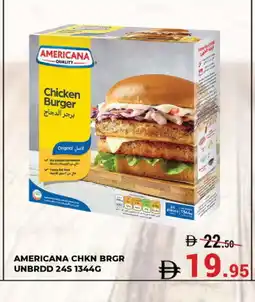 Kerala Hypermarket AMERICANA Chicken Burger offer