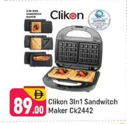 Shaklan CLIKON Sandwich Maker offer