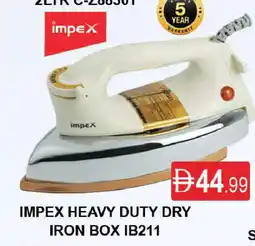 Al Madina IMPEX Ironbox offer