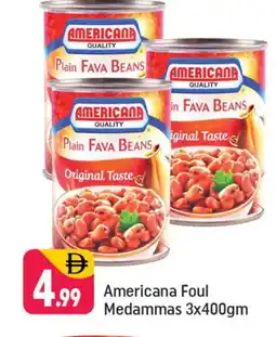 Shaklan AMERICANA Fava Beans offer