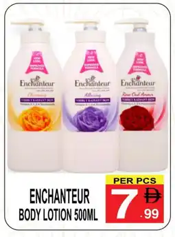 Gift Point Enchanteur Body Lotion & Cream offer