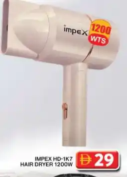 Grand Hyper Market IMPEX Hair Appliances offer