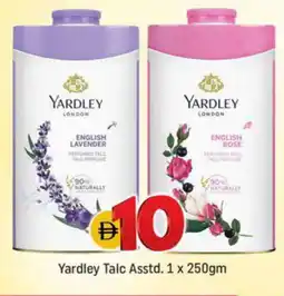Shaklan YARDLEY Talcum Powder offer