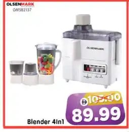 Al Madina Hypermarket OLSENMARK Mixer / Grinder offer