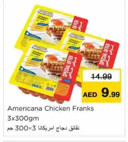 Nesto AMERICANA Chicken Sausage offer