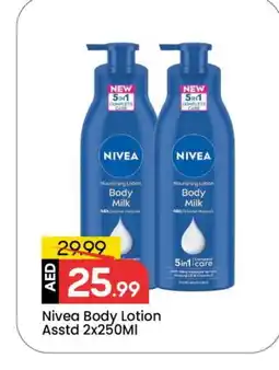 Mark & Save Nivea Body Lotion & Cream offer