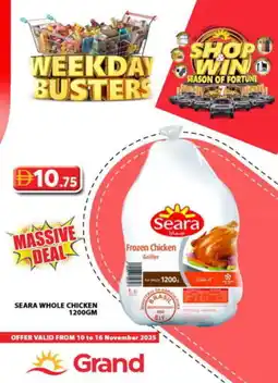 Grand Hyper Market SEARA Frozen Whole Chicken offer