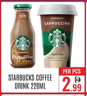 Day Star Department Store STARBUCKS Iced / Coffee Drink offer