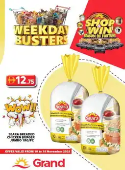Grand Hyper Market SEARA Chicken Burger offer