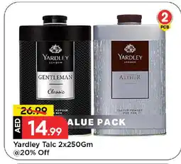 Mark & Save YARDLEY Talcum Powder offer