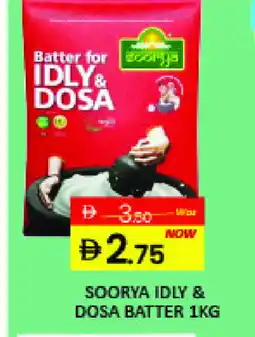 Mango Hypermarket LLC SOORYA Idly / Dosa Batter offer