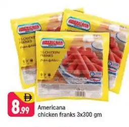 Shaklan AMERICANA Chicken Franks offer