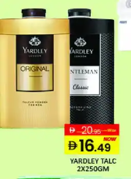 Mango Hypermarket LLC YARDLEY Talcum Powder offer
