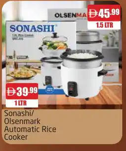 Delta Centre SONASHI Rice Cooker offer