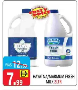 United Hypermarket MARMUM Fresh Milk offer