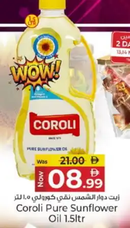 Kenz Hypermarket COROLI Sunflower Oil offer