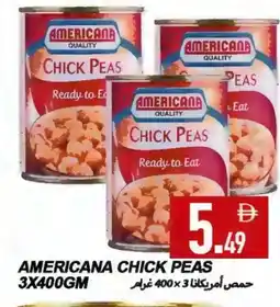 Rawabi Market AMERICANA Chick Peas offer