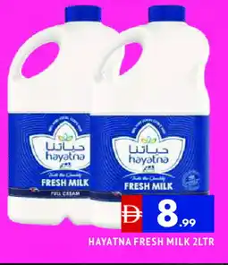 Al Madina HAYATNA Fresh Milk offer