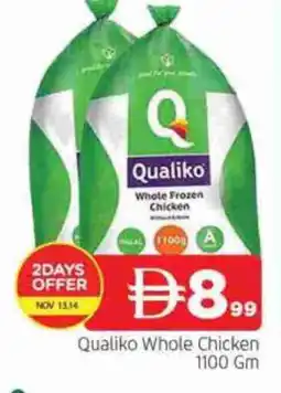 Al Madina QUALIKO Frozen Whole Chicken offer