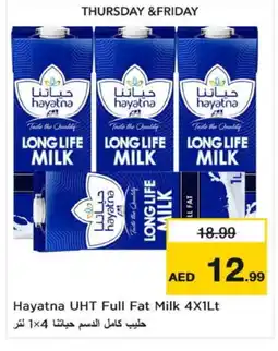 Nesto HAYATNA Long Life / UHT Milk offer