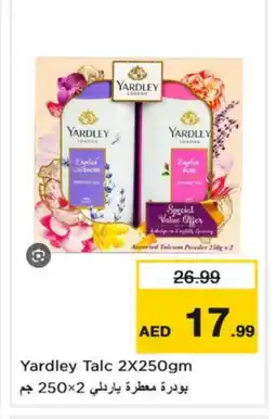 Nesto YARDLEY Talcum Powder offer