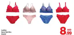 Day To Day Ladies 2pcs Set Bra Asstd offer