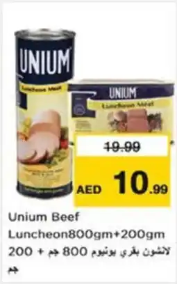 Nesto Unium Beef Luncheon offer