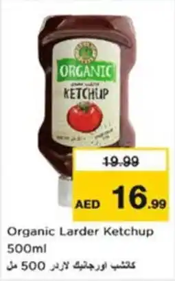 Nesto Organic Larder Ketchup offer