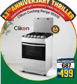 Mango Hypermarket LLC CLIKON Gas Cooker/Cooking Range offer