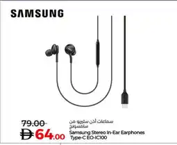 Lulu Hypermarket SAMSUNG Earphone offer