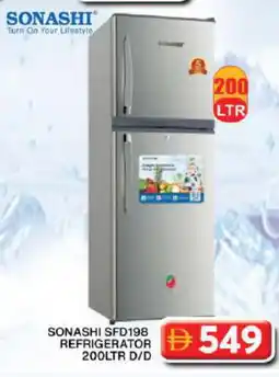 Grand Hyper Market SONASHI Refrigerator offer