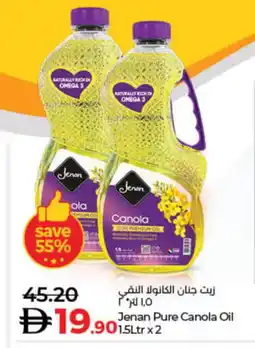 Lulu Hypermarket JENAN Canola Oil offer