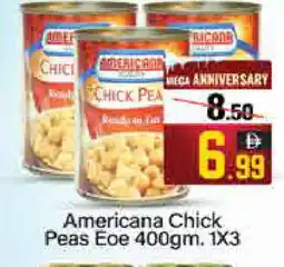 Mango Hypermarket LLC AMERICANA Chick Peas offer
