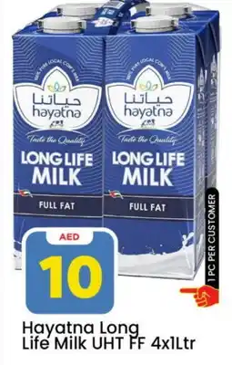 Mark & Save HAYATNA Long Life / UHT Milk offer