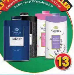 Mango Hypermarket LLC YARDLEY Talcum Powder offer