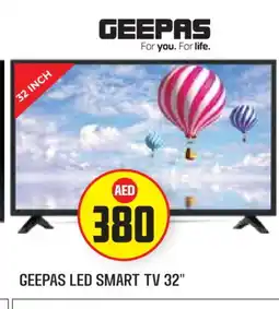 Baniyas Spike Hypermarket GEEPAS Smart TV offer