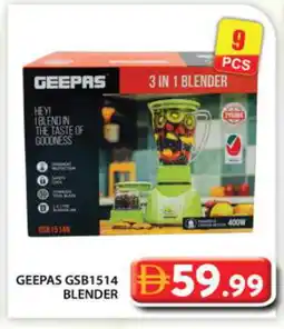 Grand Hyper Market GEEPAS Mixer / Grinder offer