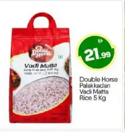 Bigmart DOUBLE HORSE Matta Rice offer