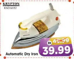 Al Madina Hypermarket KRYPTON Ironbox offer