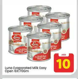Mark & Save LUNA Evaporated Milk offer
